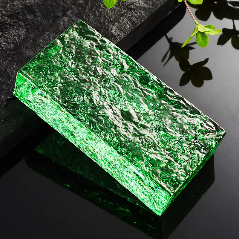 บล็อกแก้ว TIMELESS TILES รุ่น ICE 20X10X5 ซม. สีเขียวใส TRANSPARENT GREEN_4